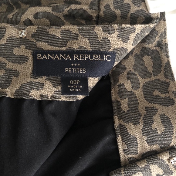 BANANA REPUBLIC | Leopard Print Skirt - Picture 6 of 6